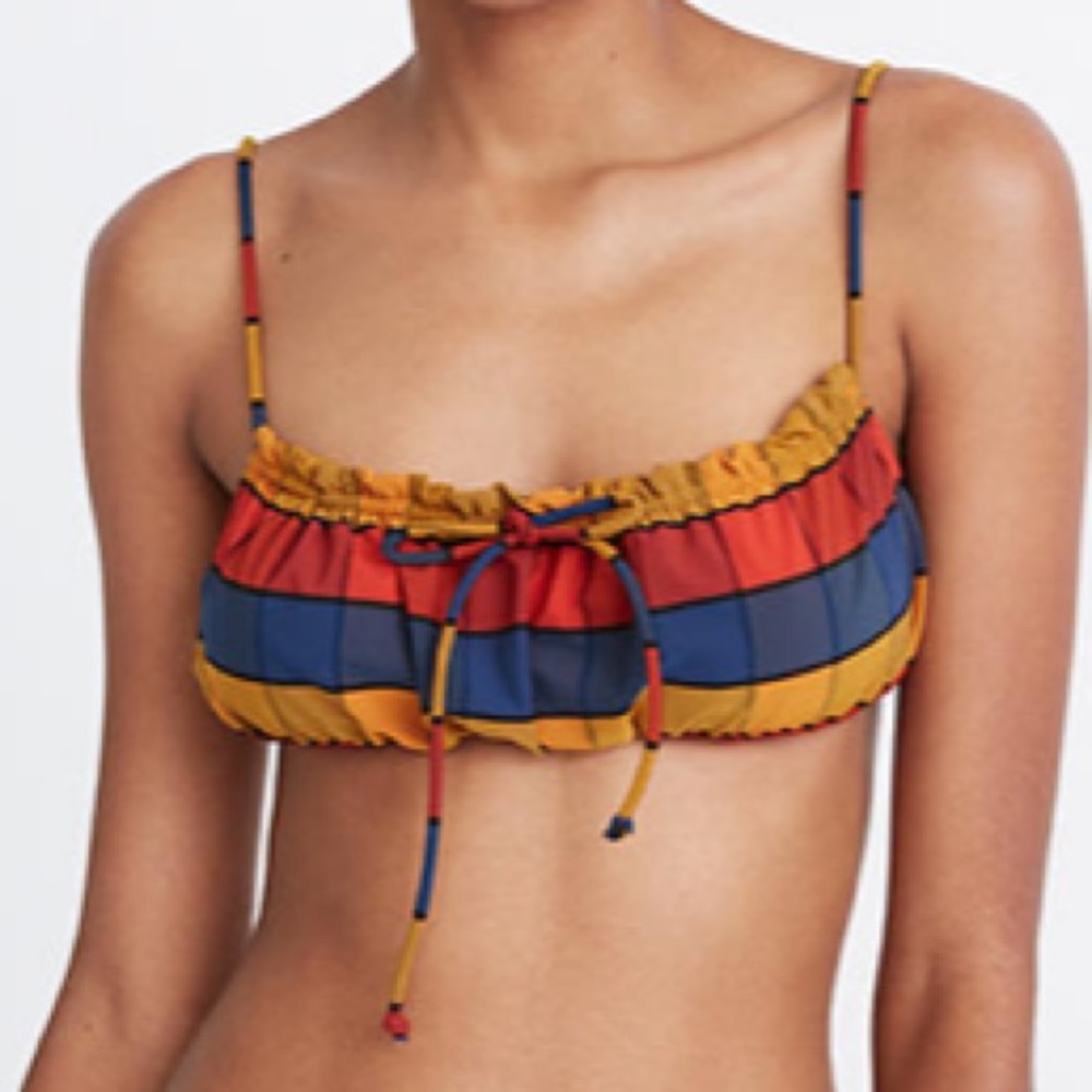 NWOT Madewell Second Wave Bikini Top